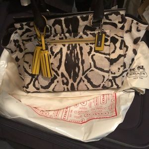 Coach Calf Hair Purse